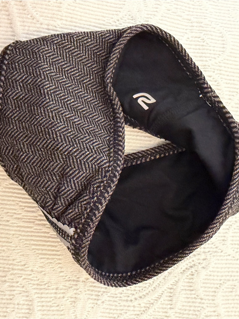Roadrunner Sports Reflective Running Headband Ear Warmer Charcoal Gray One Size